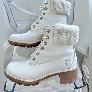 Timberland Boots with Fur Trim